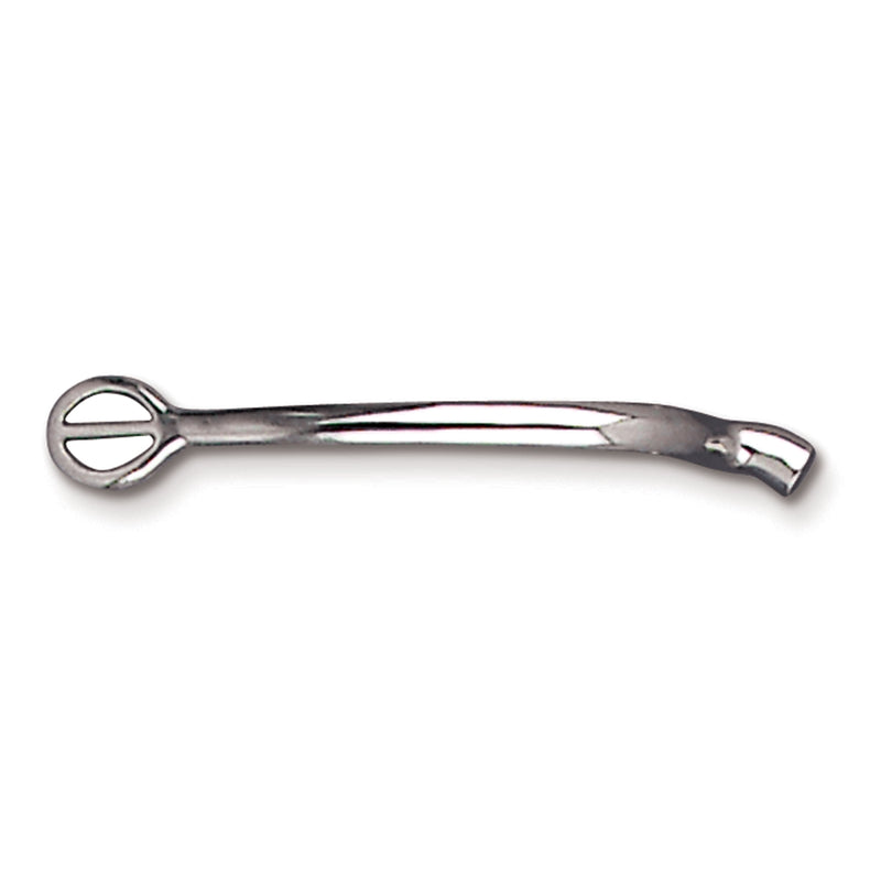 Toklat Ladies Pow Canted Tom Thumb SpurBk/Wh