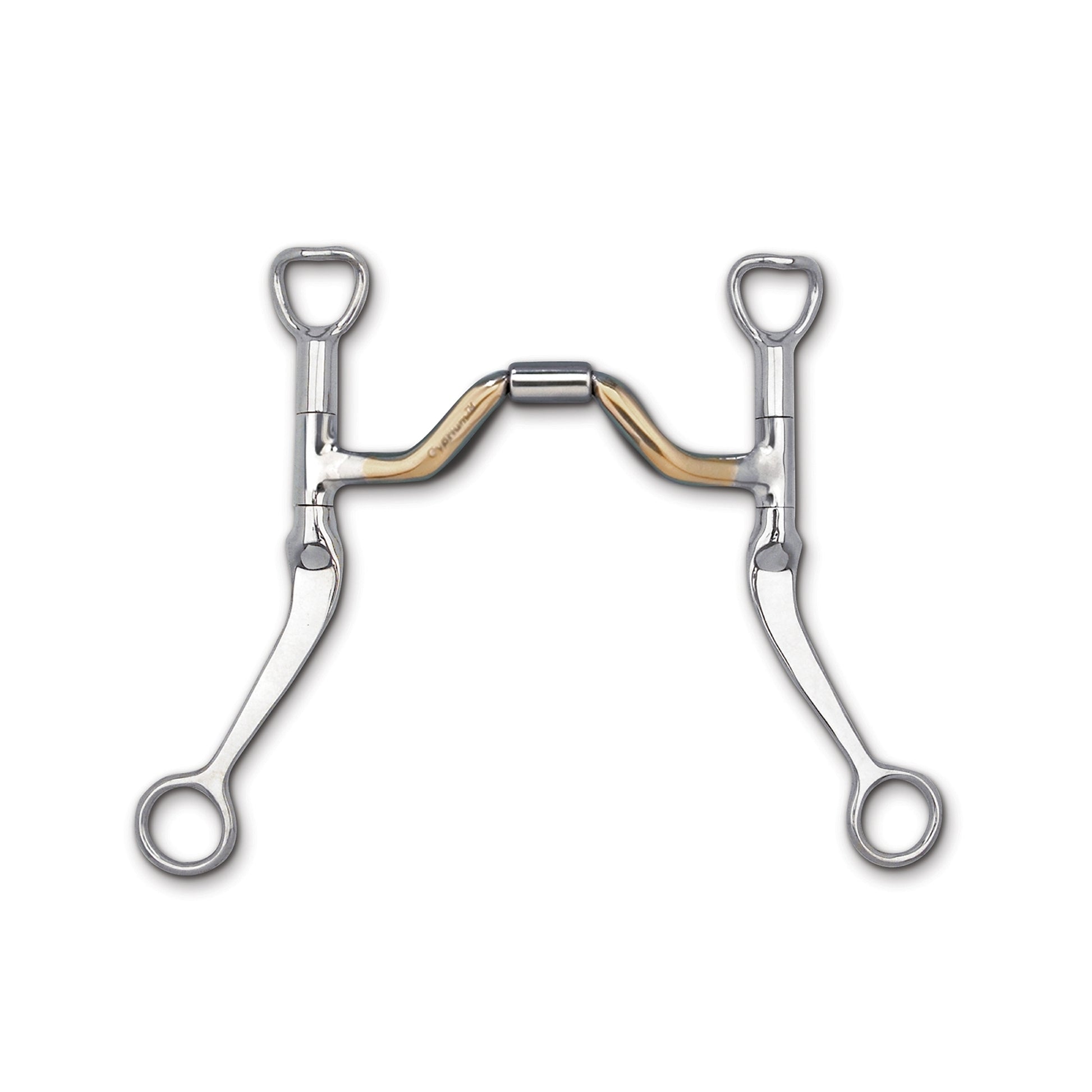 Myler SS 7 Flat Shank Cyprium Ported Barrel