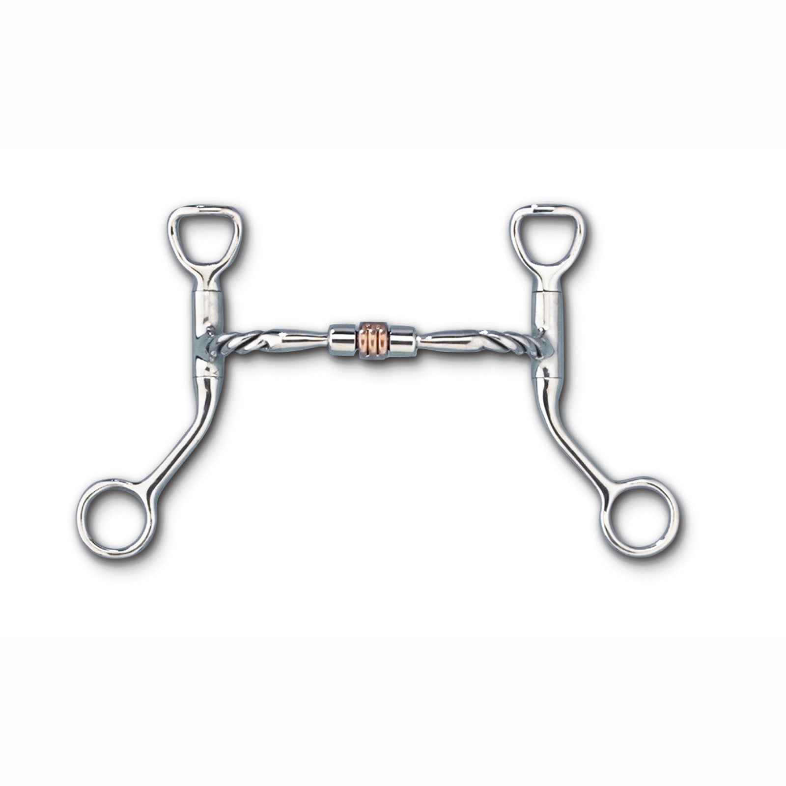Myler 5 HBT Shank Twist Snaffle Copper Roller