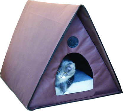 KH Mfg Outdoor Heated Multiple Kitty-A-Frame House