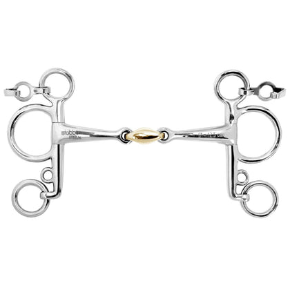 Stubben STEELtec Double Jointed Pelham Bit