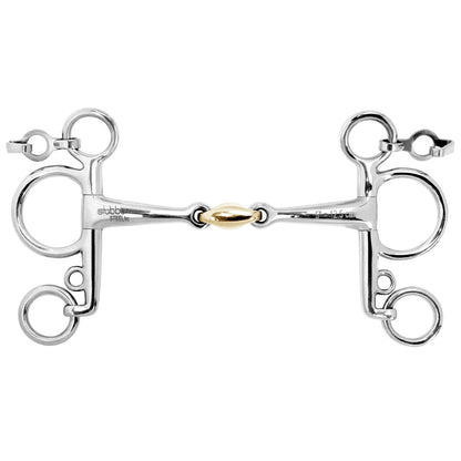 Stubben STEELtec Double Jointed Pelham Bit