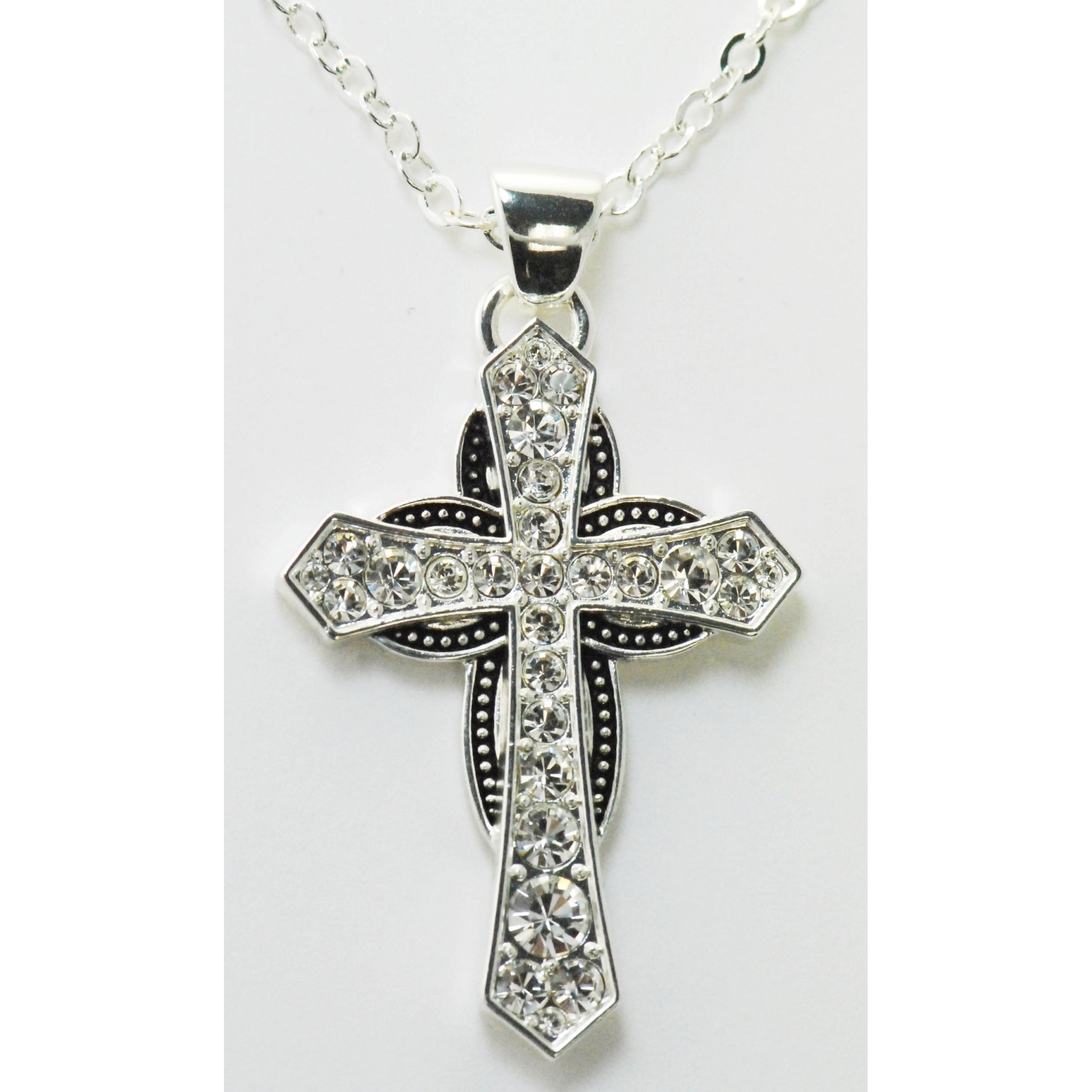 Western Edge Jewelry Cross Horseshoe Necklace