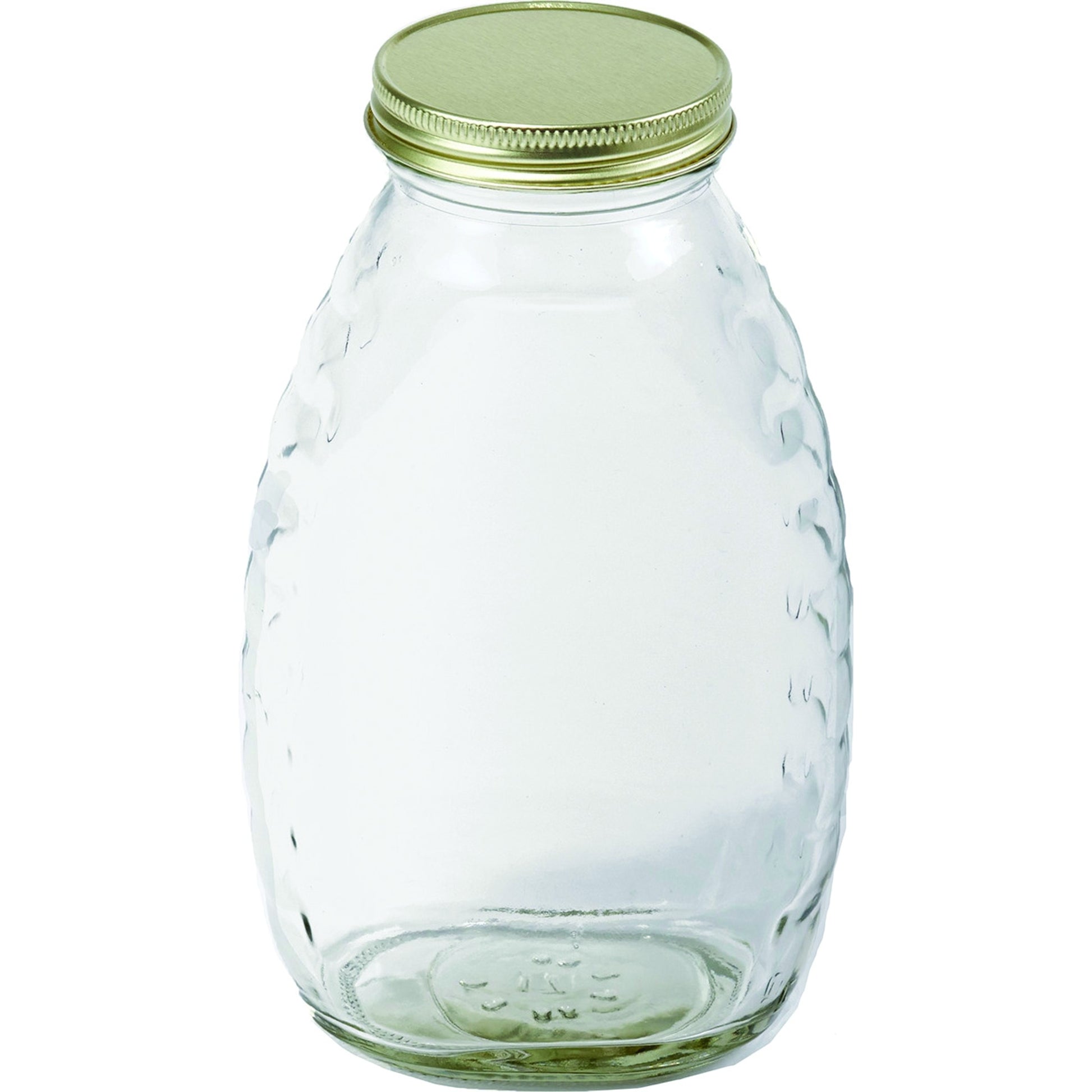 Little Giant Glass Honey Jar Lids 16Oz/12Pak
