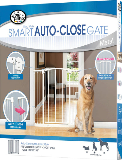 Auto Closing Metal Gate X Wide-35.75-39.75X36