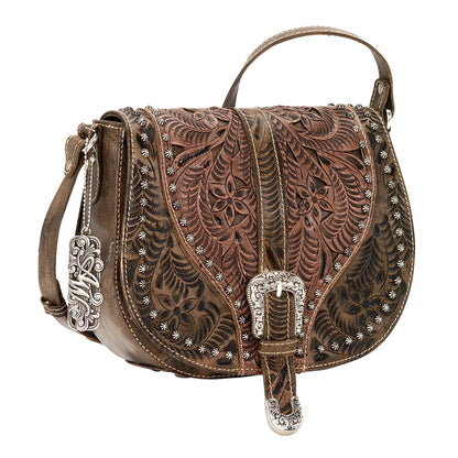 AMERICAN WEST Blazing Saddle Crossbody Bag - Dusty Rose