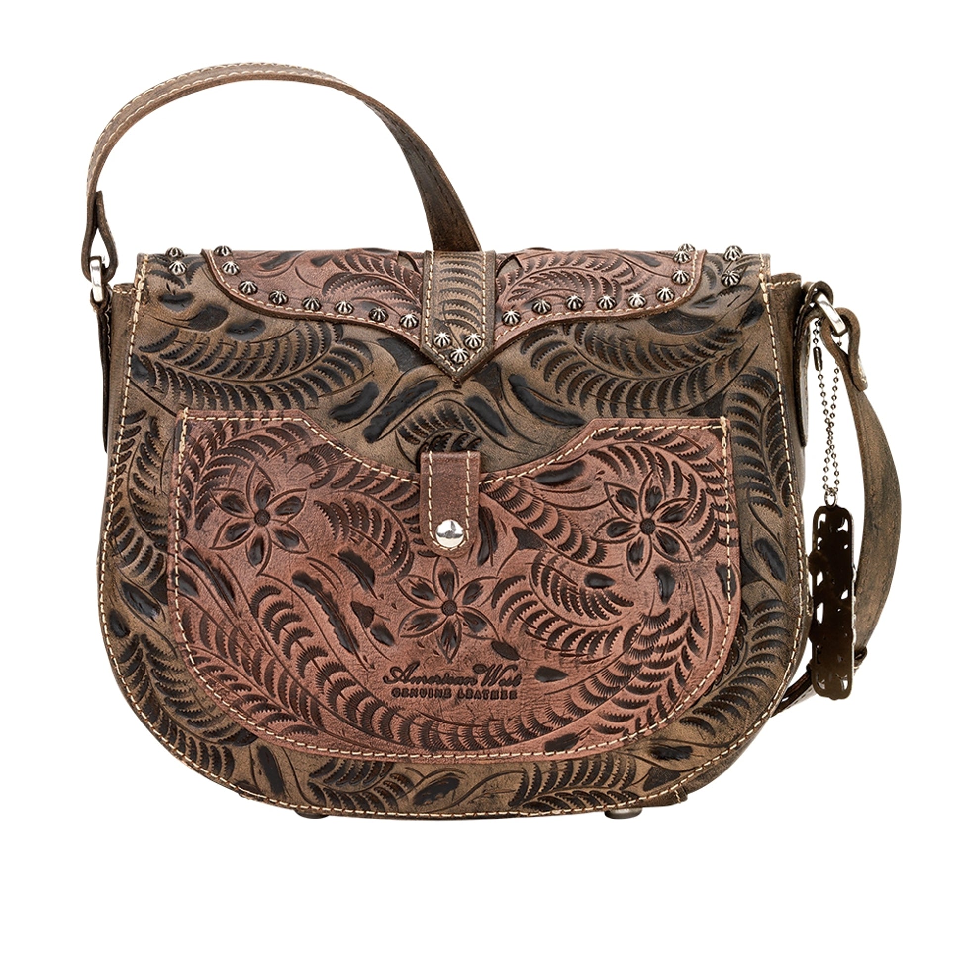 AMERICAN WEST Blazing Saddle Crossbody Bag - Dusty Rose