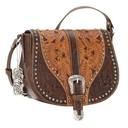 AMERICAN WEST Blazing Saddle Crossbody Bag - Dusty Rose