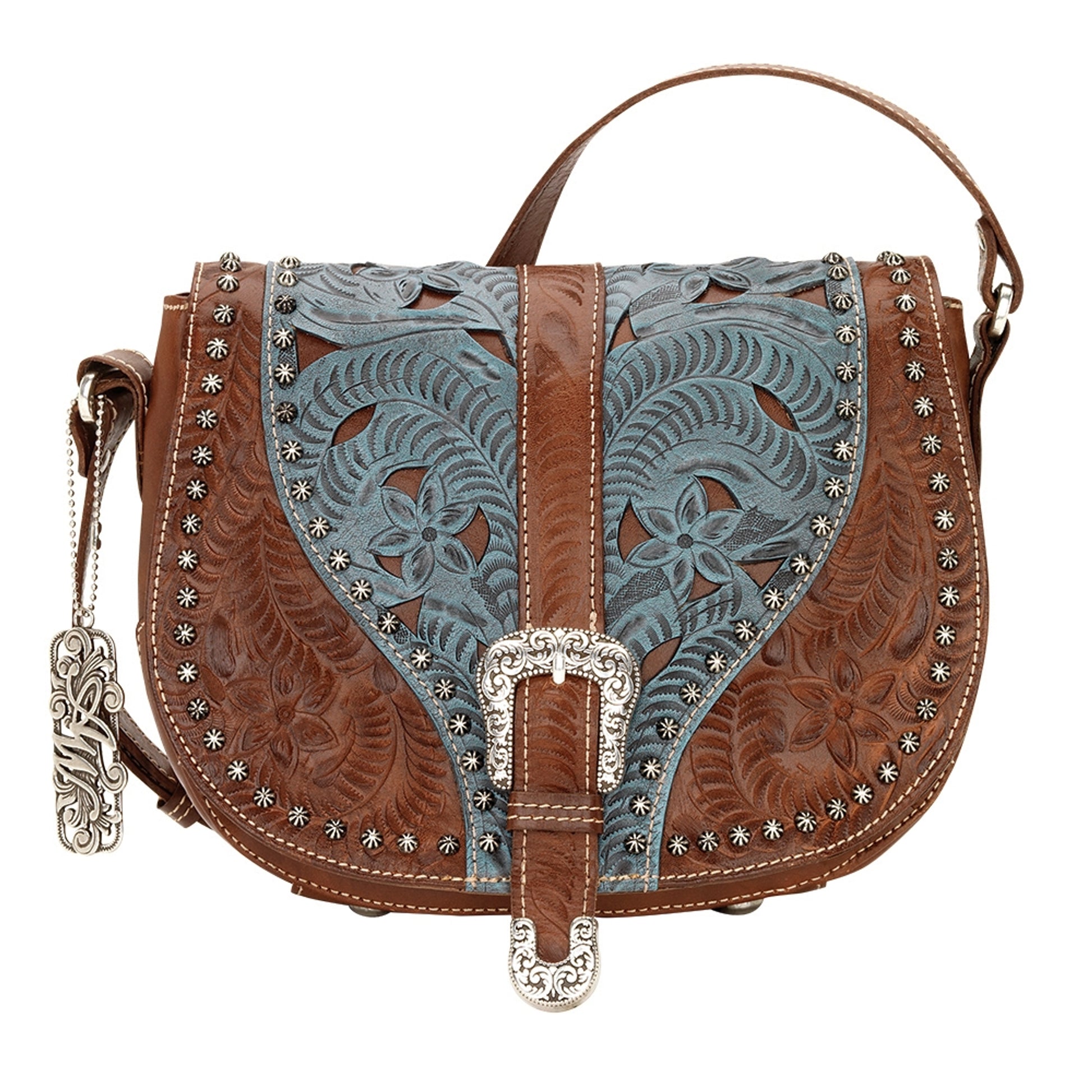 AMERICAN WEST Blazing Saddle Crossbody Bag - Dusty Rose