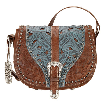 AMERICAN WEST Blazing Saddle Crossbody Bag - Dusty Rose
