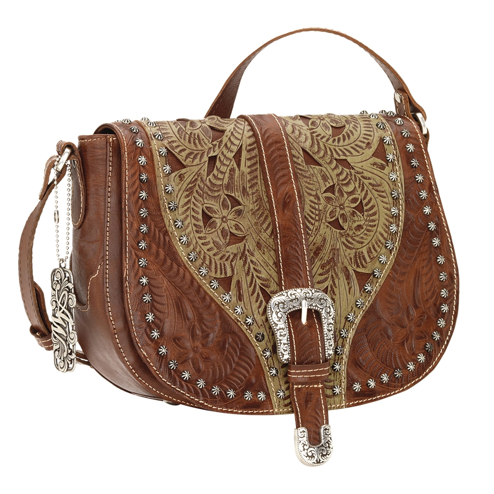 AMERICAN WEST Blazing Saddle Crossbody Bag - Dusty Rose