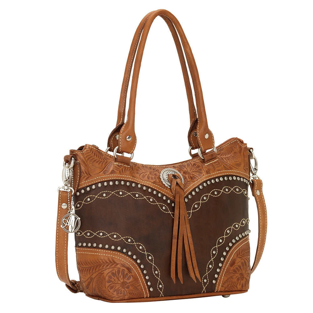 AMERICAN WEST Chestnut Ridge Convertible Zip-Top Bucket Tote
