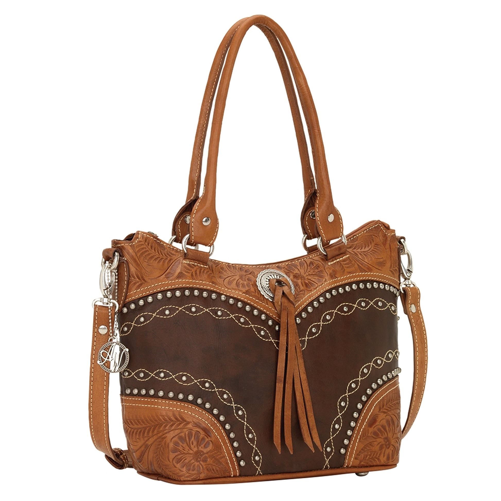 AMERICAN WEST Chestnut Ridge Convertible Zip-Top Bucket Tote