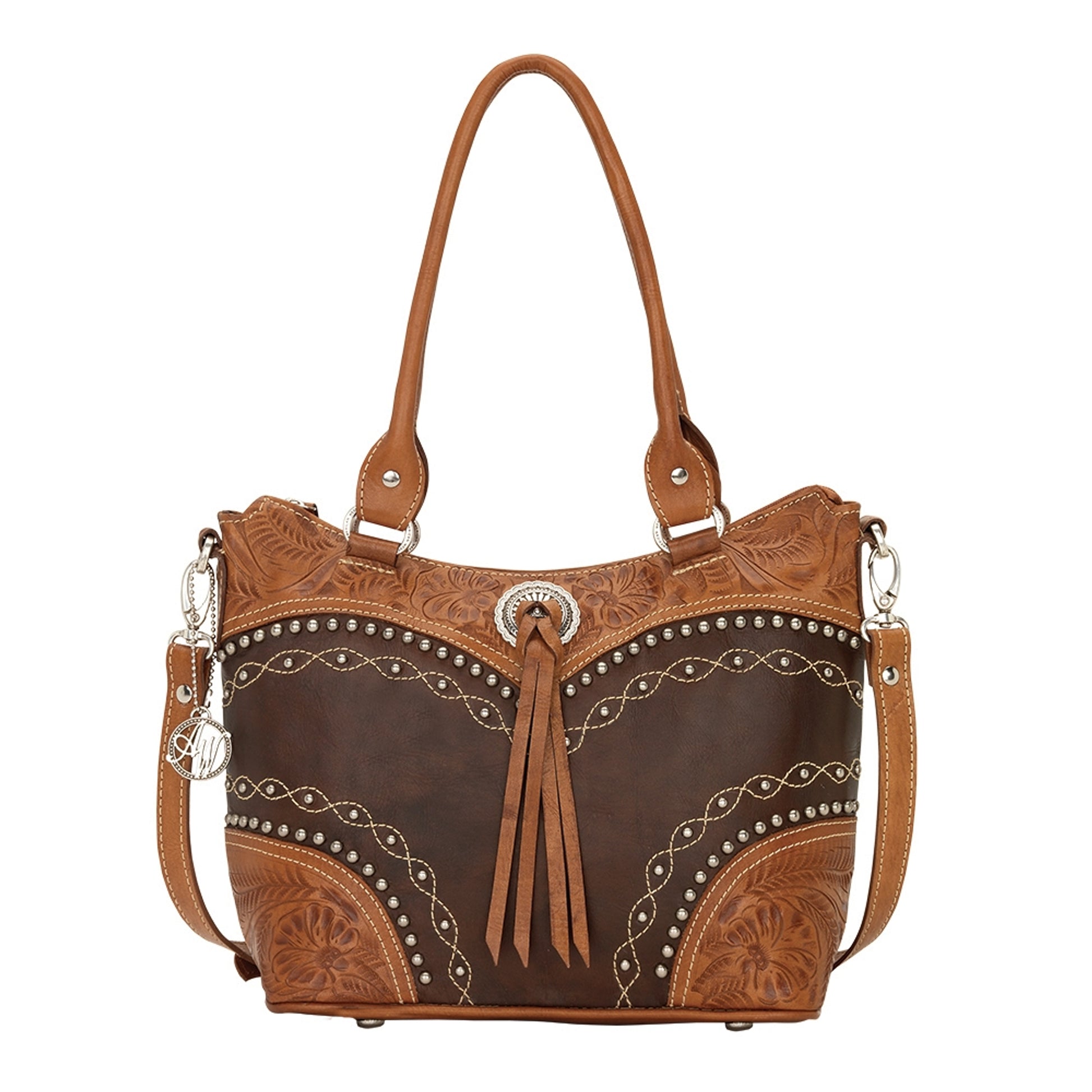 AMERICAN WEST Chestnut Ridge Convertible Zip-Top Bucket Tote
