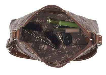 AMERICAN WEST Chestnut Ridge Zip-Top Shoulder Bag
