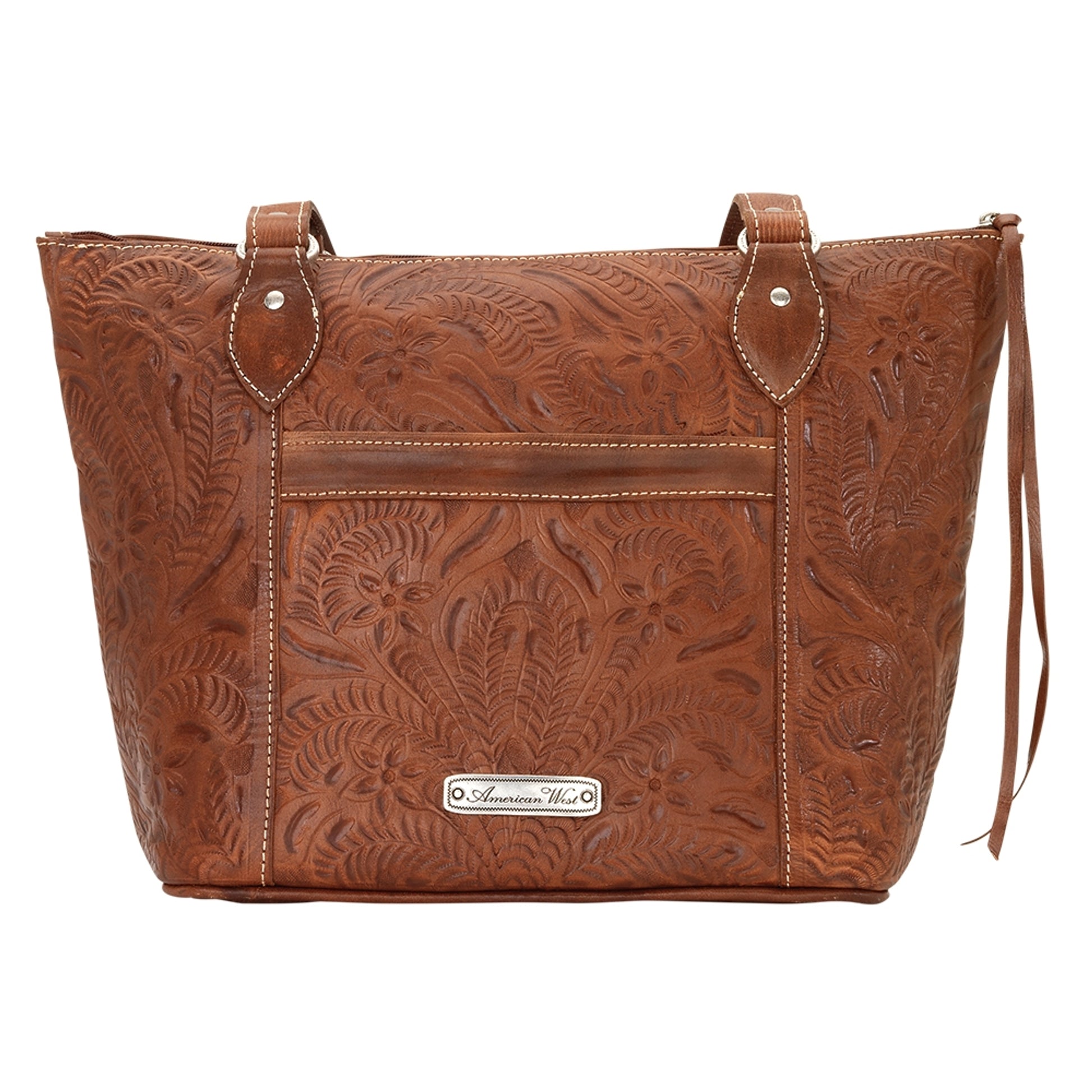 AMERICAN WEST Lady Lace Zip Top Bucket Tote