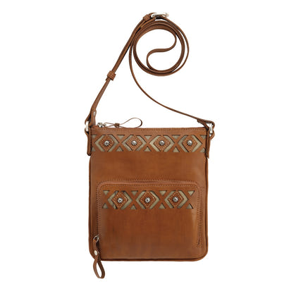 AMERICAN WEST Moon Dancer Crossbody Bag/Wallet - Rose/Sand