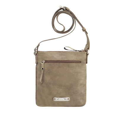 AMERICAN WEST Moon Dancer Crossbody Bag/Wallet - Rose/Sand