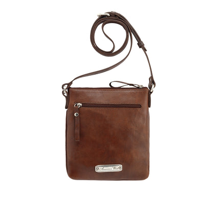 AMERICAN WEST Moon Dancer Crossbody Bag/Wallet - Rose/Sand