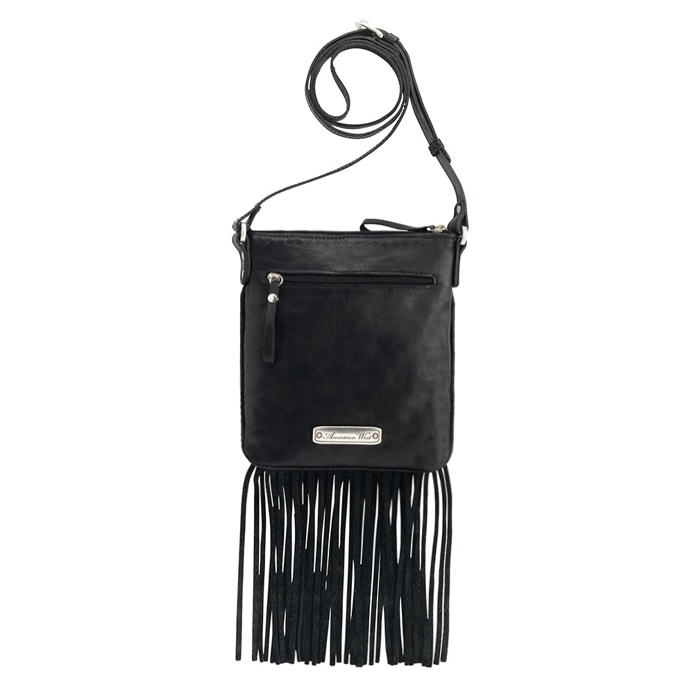AMERICAN WEST Moon Dancer Crossbody Bag/Wallet - Rose/Sand