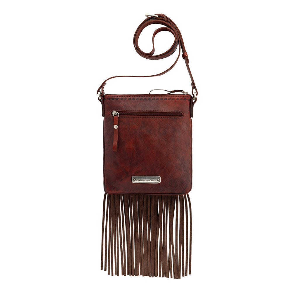 AMERICAN WEST Moon Dancer Crossbody Bag/Wallet - Rose/Sand