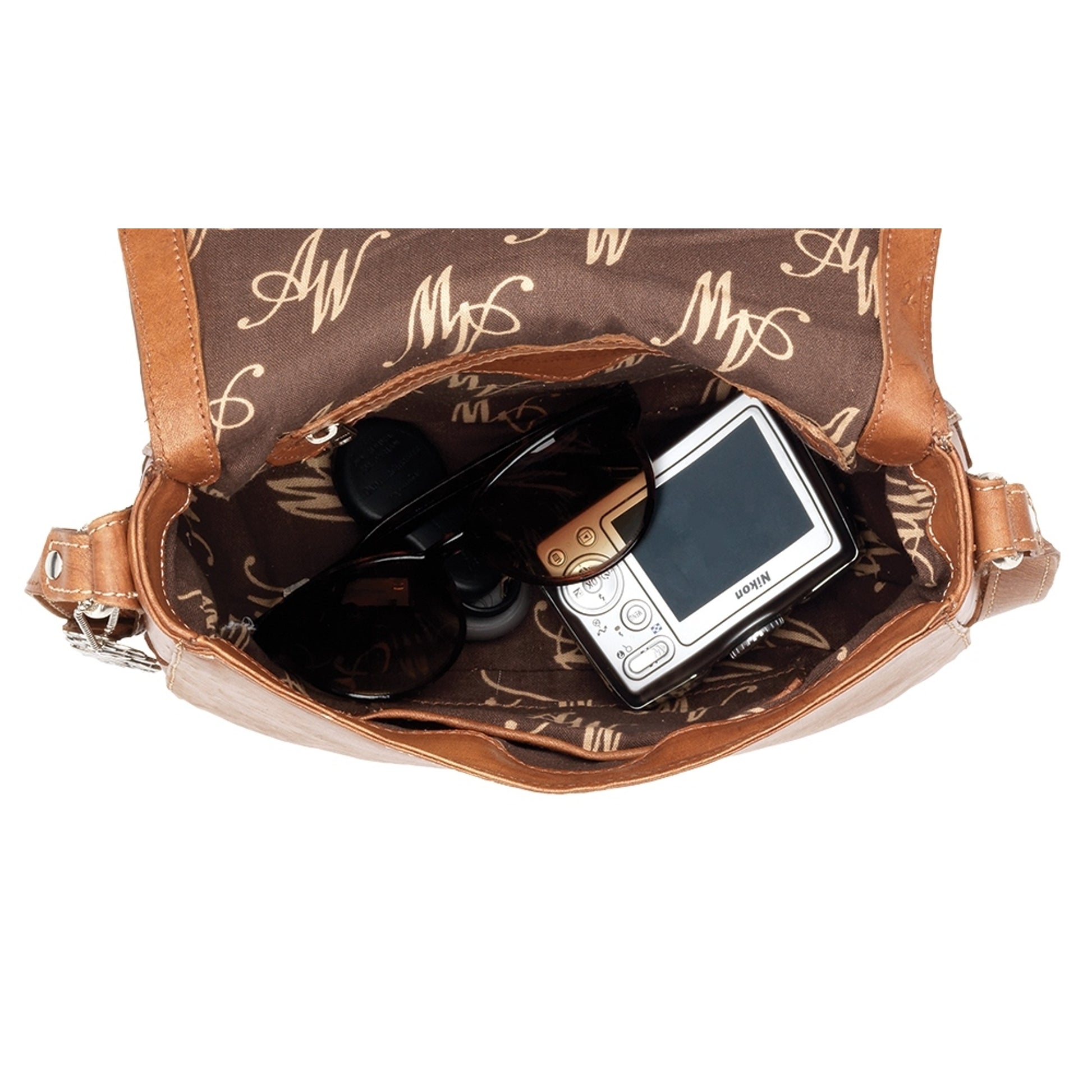 AMERICAN WEST Rosewood Saddle Flap Crossbody Bag