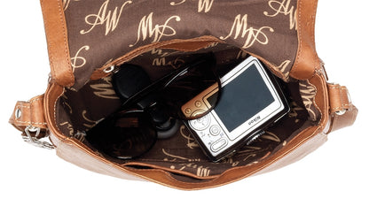 AMERICAN WEST Rosewood Saddle Flap Crossbody Bag