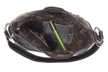 AMERICAN WEST Rosewood Zip-Top Everyday Hobo Bag