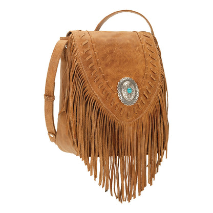 AMERICAN WEST Seminole Soft Crossbody Fringe Bag