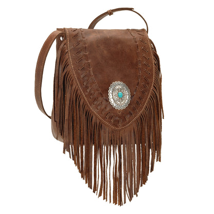 AMERICAN WEST Seminole Soft Crossbody Fringe Bag