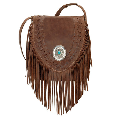 AMERICAN WEST Seminole Soft Crossbody Fringe Bag