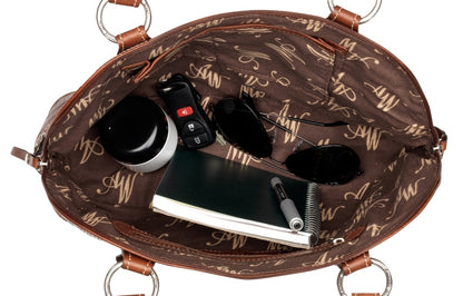 AMERICAN WEST Sierra Zip-Around Satchel and Crossbody Bag