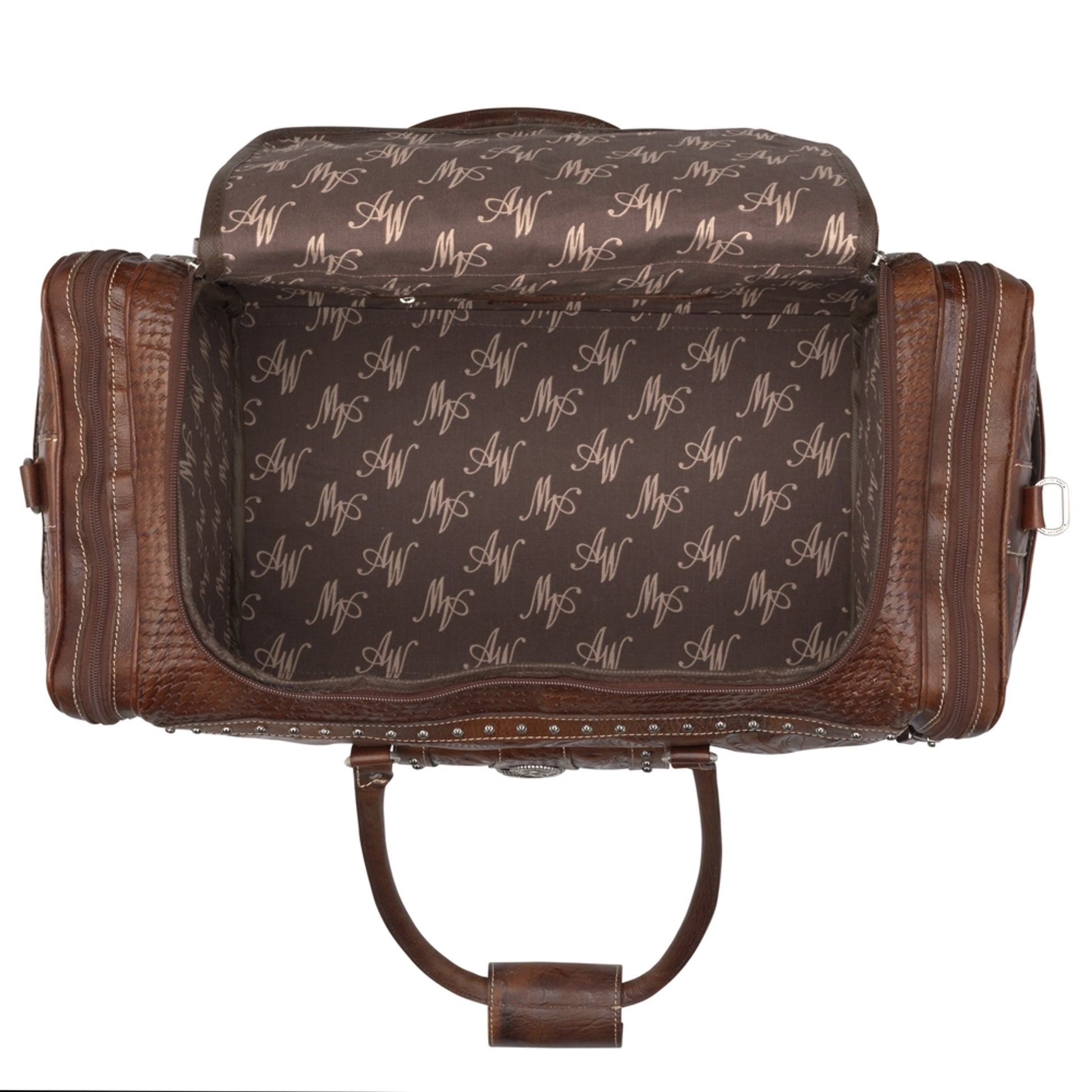 AMERICAN WEST Stampede Zip Around Rodeo Bag