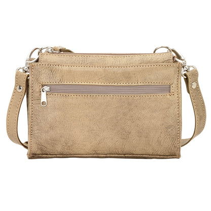 AMERICAN WEST Zuni Passage Small Crossbody Bag/Wallet - Tan