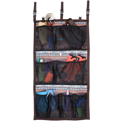 Classic Equine Hanging Groom Case - Teal Diamond