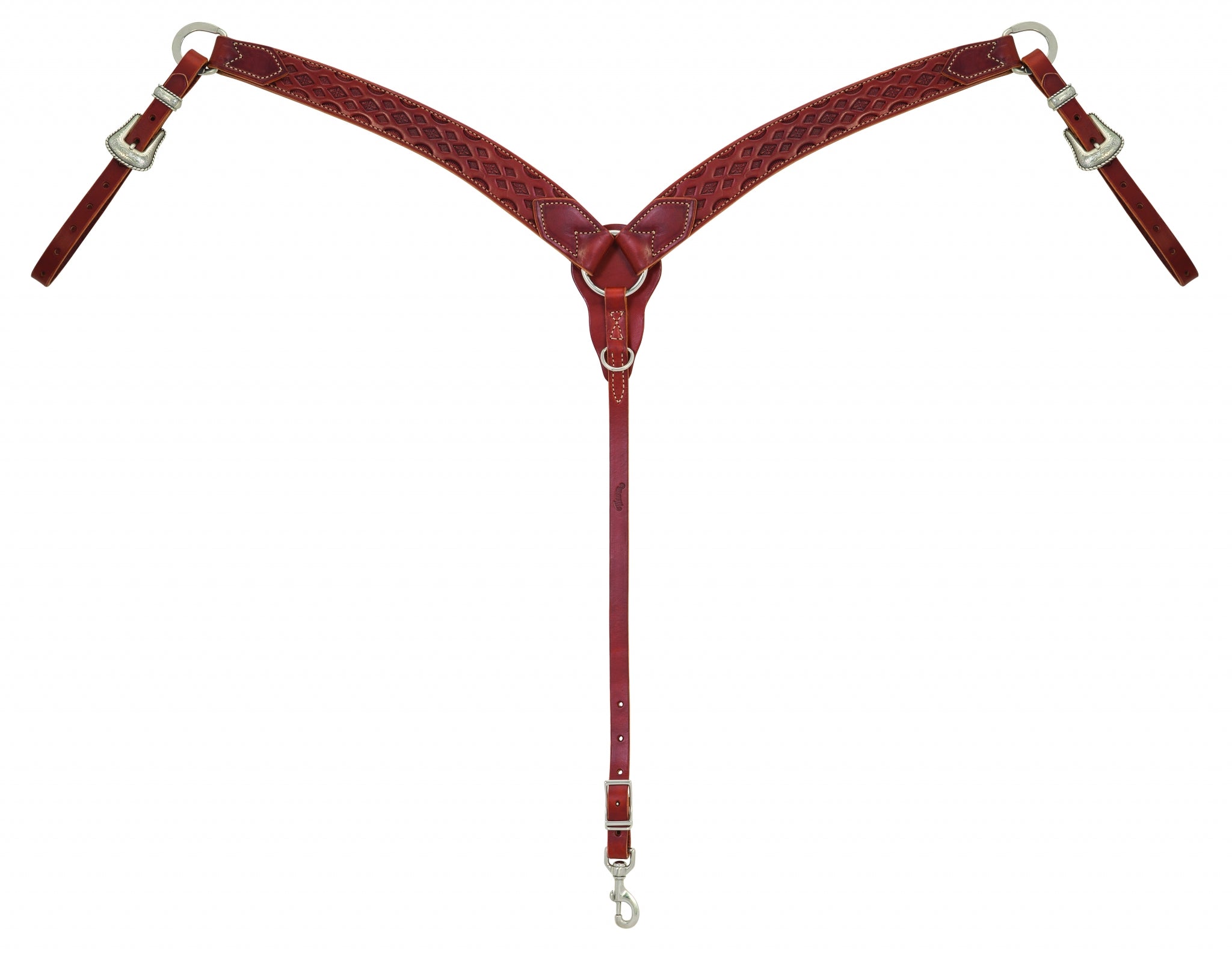 Weaver Aztec Tooled Breast Collar