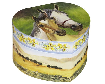 Enchantmints Love Of Horses Musical Treasure Box