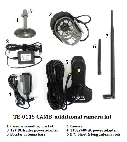 Trailer Eyes Additional Camera Kit for TE-0115