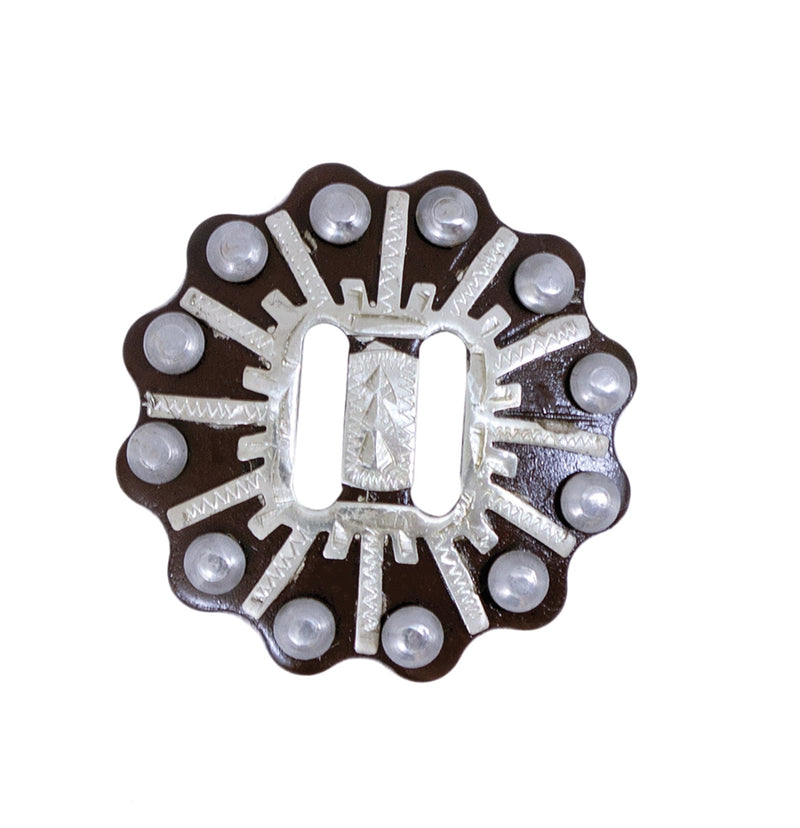 Partrade Antique Sunburst And Dots Slot Concho