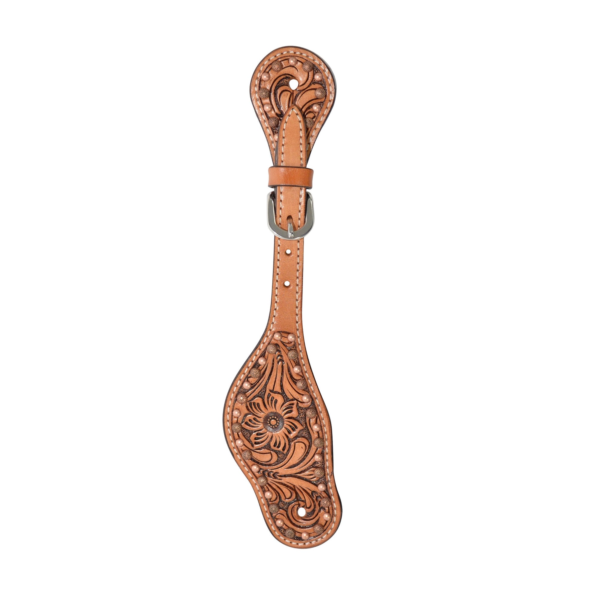 Circle Y Ladies Floral Spot Western Spur Strap