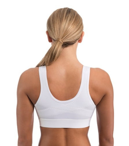 ENELL Lite Low Impact Equestrian Sports Bra Ecru 2