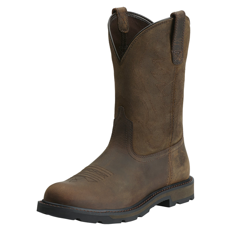 Ariat Mens Groundbreaker Pullon Boots - Brown