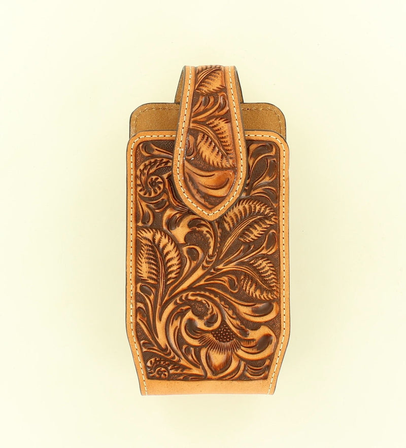Nocona Floral Tooled Cell Phone Case