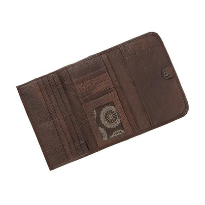 American West Groovy Soul Ladies Tri-Fold Wallet