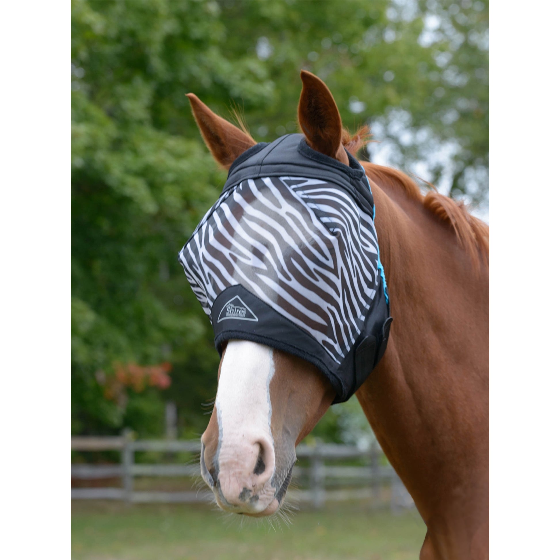 Shires FlyGuard Pro Fine Mesh Fly Mask with Ear Holes