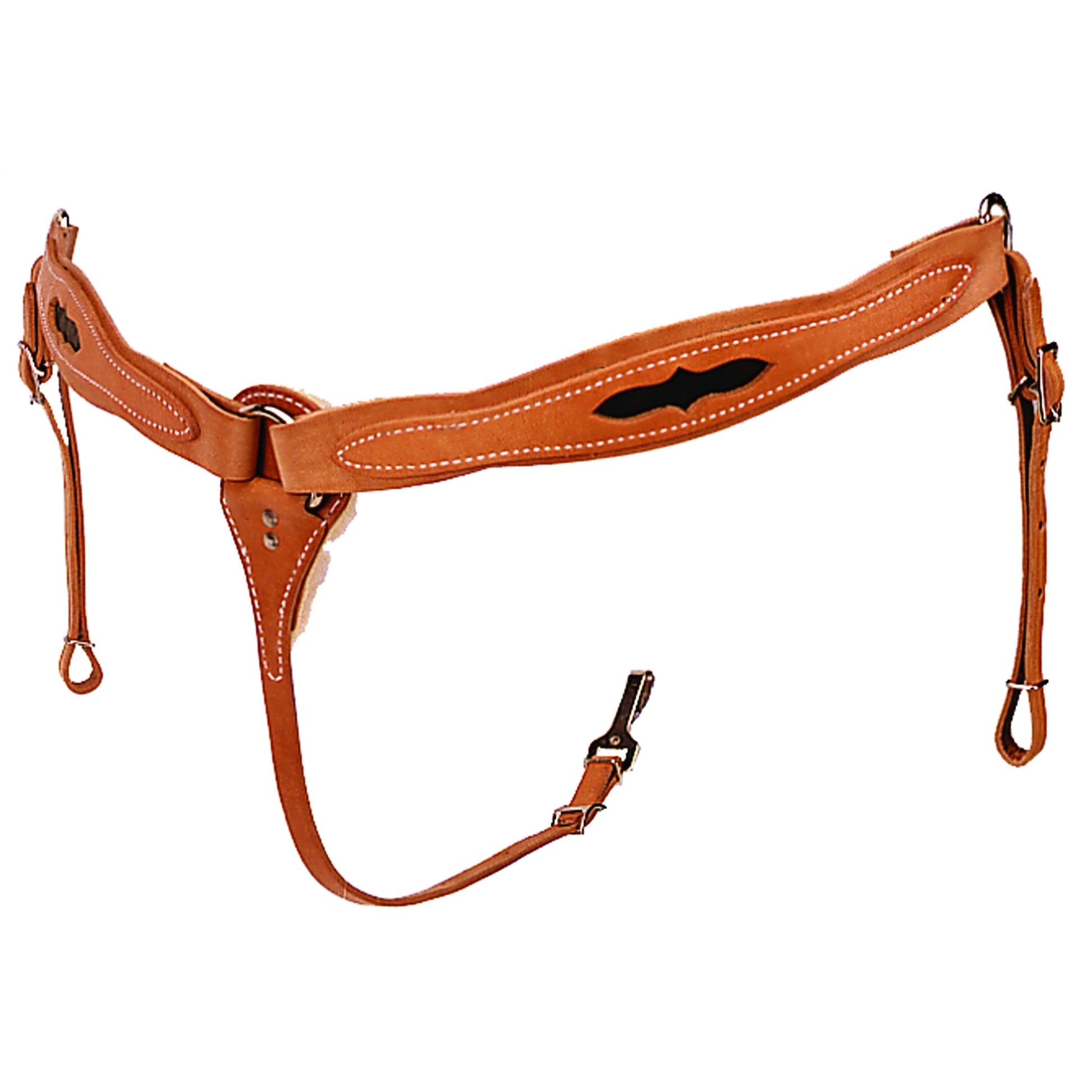 Colorado Saddlery Brown Inlaid All Around Breast Collar