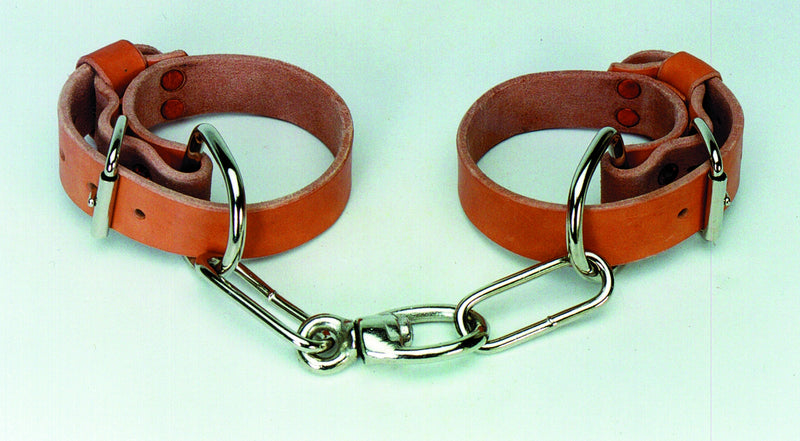 Colorado Saddlery Leather Chain Hobbles
