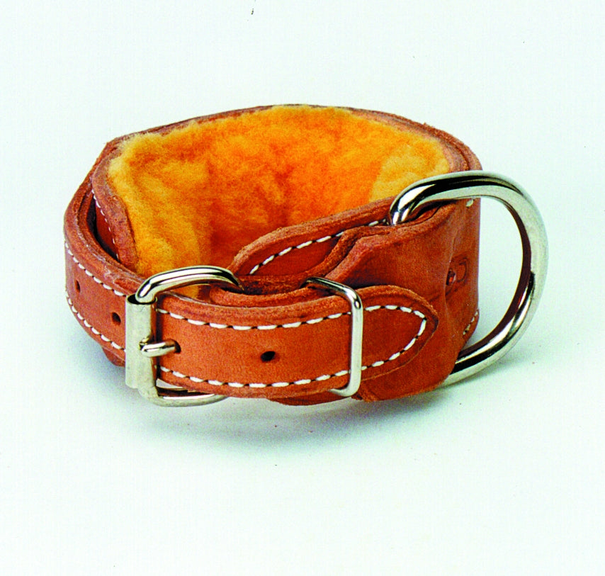 Colorado Saddlery Woolskin Lined Leather Deluxe Picket Hobble