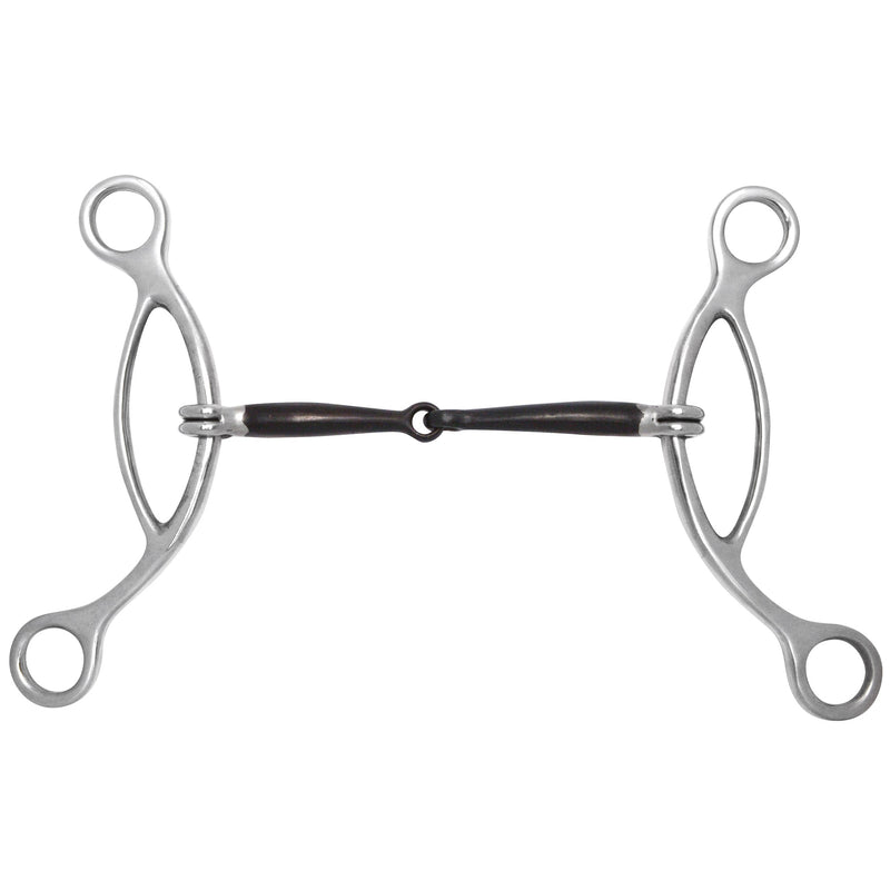 Toklat Sweet Iron H Gag Snaffle Bit 5 Brn