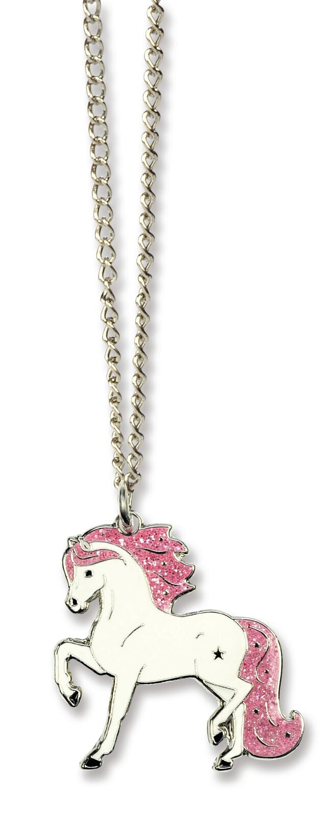 Kelley Pink Sparkle Horse Necklace